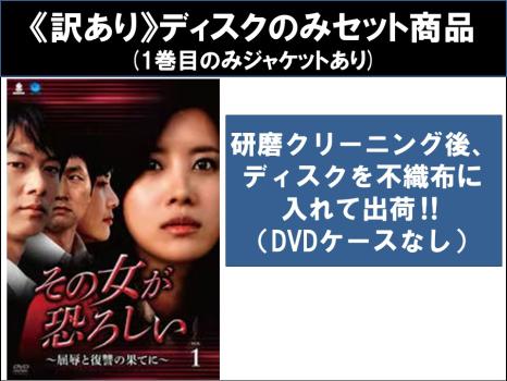 【訳あり】その女が恐ろしい 屈辱と復讐の果てに（３２枚セット）第１話～第１２７話 最終 ※ディスクのみ【字幕】▽レンタル用
